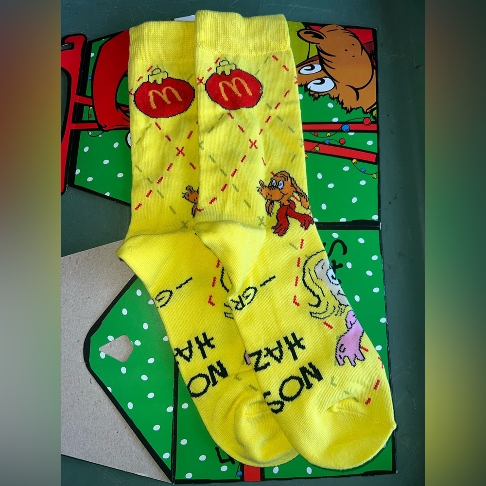 McDonald’s Grinch Socks - Picture 1 of 1